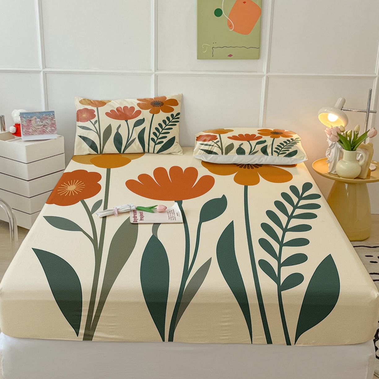 91家纺网 家纺一手货源 找家纺 （总）轩贝雅 2025新款跨境Pod工厂床笠单件床垫保护套保护罩-第五批