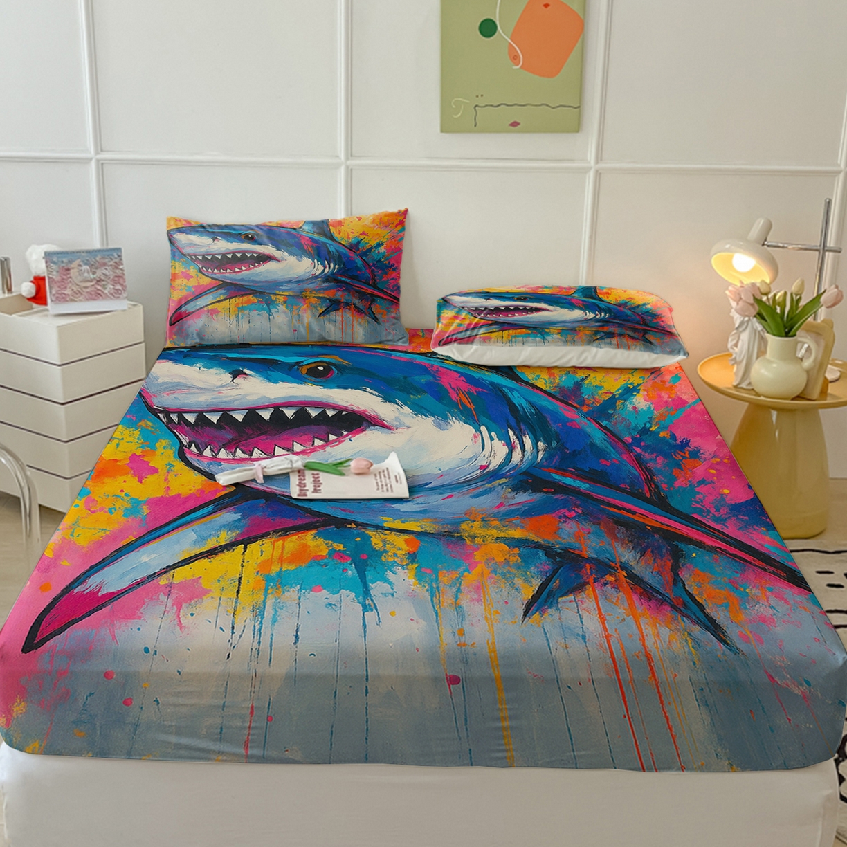 91家纺网 家纺一手货源 找家纺 （总）轩贝雅 2025新款跨境Pod工厂床笠单件床垫保护套保护罩-第五批