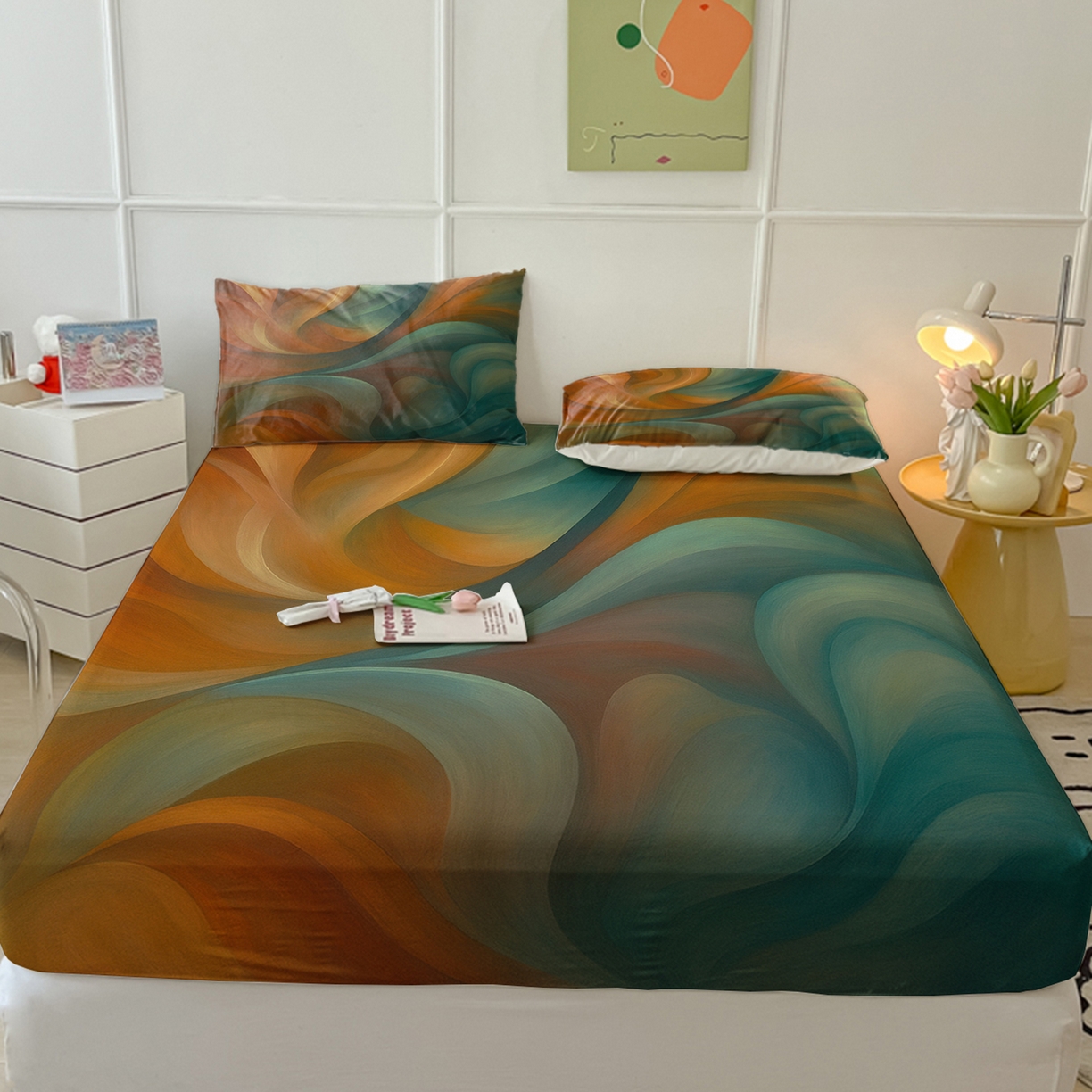 91家纺网 家纺一手货源 找家纺 （总）轩贝雅 2025新款跨境Pod工厂床笠单件床垫保护套保护罩-第五批