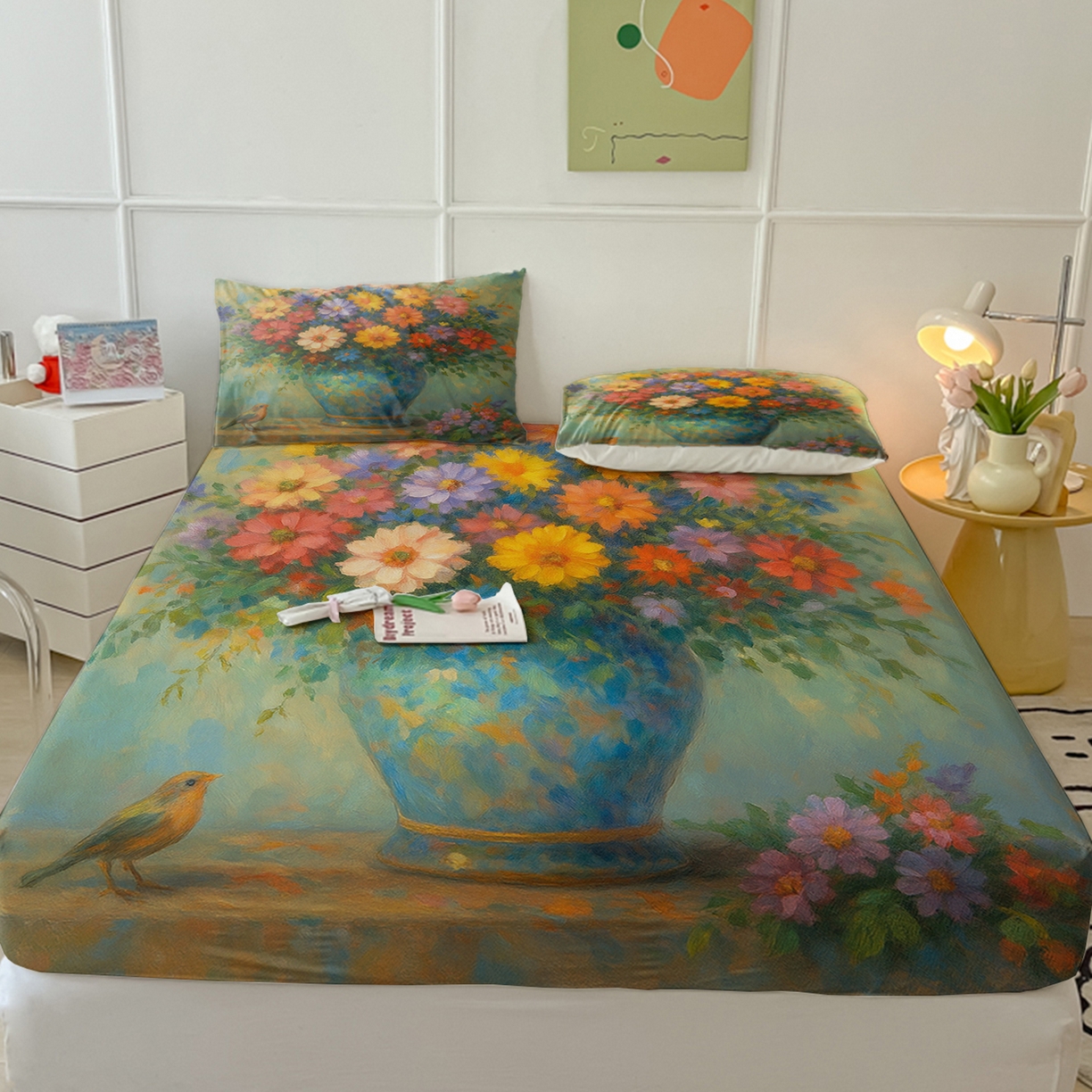 91家纺网 家纺一手货源 找家纺 （总）轩贝雅 2025新款跨境Pod工厂床笠单件床垫保护套保护罩-第五批