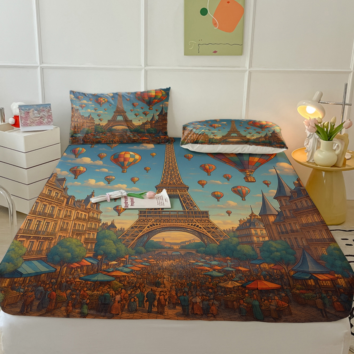 91家纺网 家纺一手货源 找家纺 （总）轩贝雅 2025新款跨境Pod工厂床笠单件床垫保护套保护罩-第五批