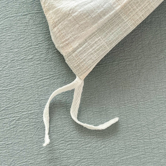 91家纺网 家纺一手货源 找家纺 斯卡诺家纺 2025新款亲肤舒适原麻亚麻水洗棉四件套 格调-蓝