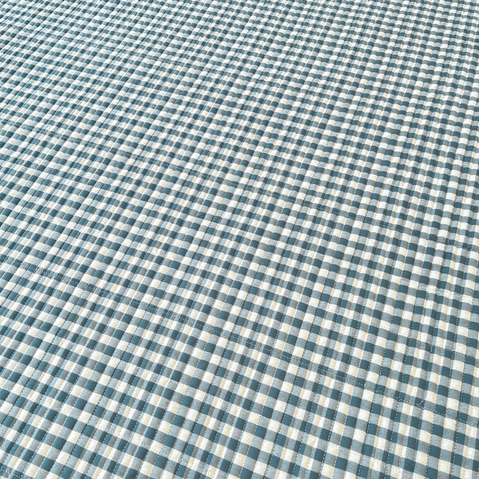 91家纺网 家纺一手货源 找家纺 梵朴 2025新款A类棉加绒一面纯棉一面宝宝婴儿牛奶绒双面可用床盖单品学生床垫炕盖 暖绒蓝小格