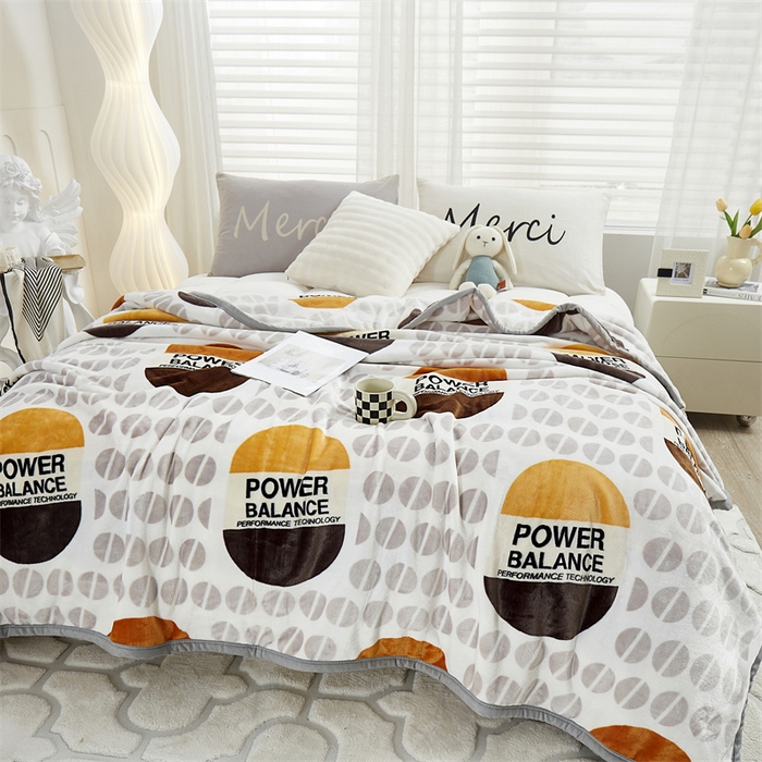 91家纺网 家纺一手货源 找家纺 悦织湾家纺 2025新款仿兔毛绒托斯仿兔毛绒毛毯纯色印花牛奶绒休闲盖毯午睡小毯子 约定