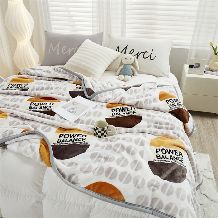 91家纺网 家纺一手货源 找家纺 悦织湾家纺 2025新款仿兔毛绒托斯仿兔毛绒毛毯纯色印花牛奶绒休闲盖毯午睡小毯子 约定