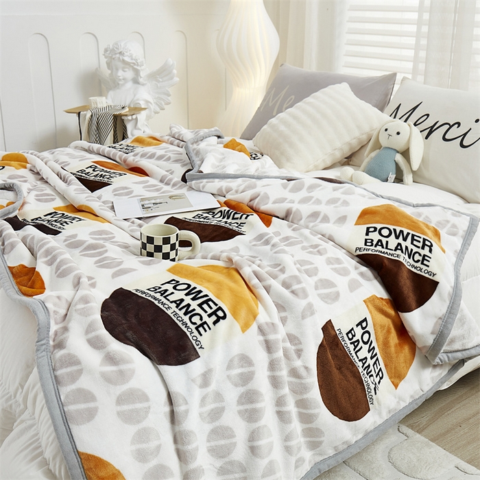 91家纺网 家纺一手货源 找家纺 悦织湾家纺 2025新款仿兔毛绒托斯仿兔毛绒毛毯纯色印花牛奶绒休闲盖毯午睡小毯子 约定