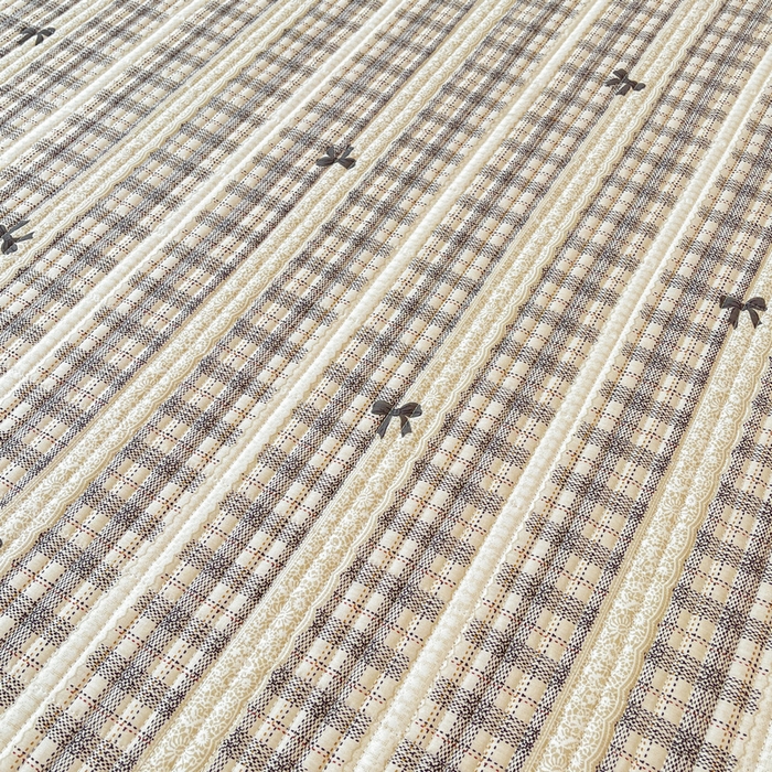 91家纺网 家纺一手货源 找家纺 梵朴 2025新款A类棉加绒一面纯棉一面宝宝婴儿牛奶绒双面可用床盖单品学生床垫炕盖 花边蝴蝶结