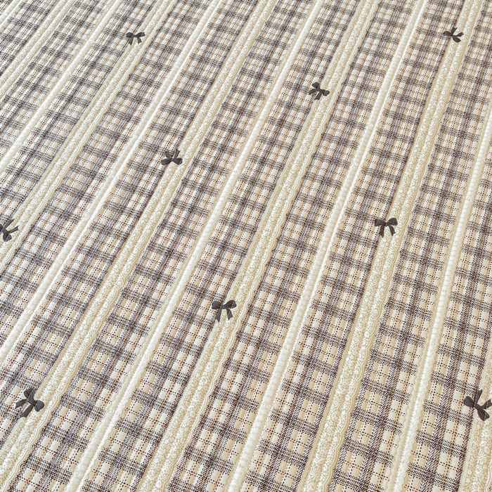 91家纺网 家纺一手货源 找家纺 梵朴 2025新款A类棉加绒一面纯棉一面宝宝婴儿牛奶绒双面可用床盖单品学生床垫炕盖 花边蝴蝶结