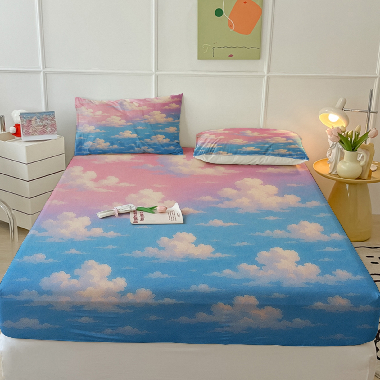 91家纺网 家纺一手货源 找家纺 （总）轩贝雅 2025新款跨境Pod工厂床笠单件床垫保护套保护罩-第六批