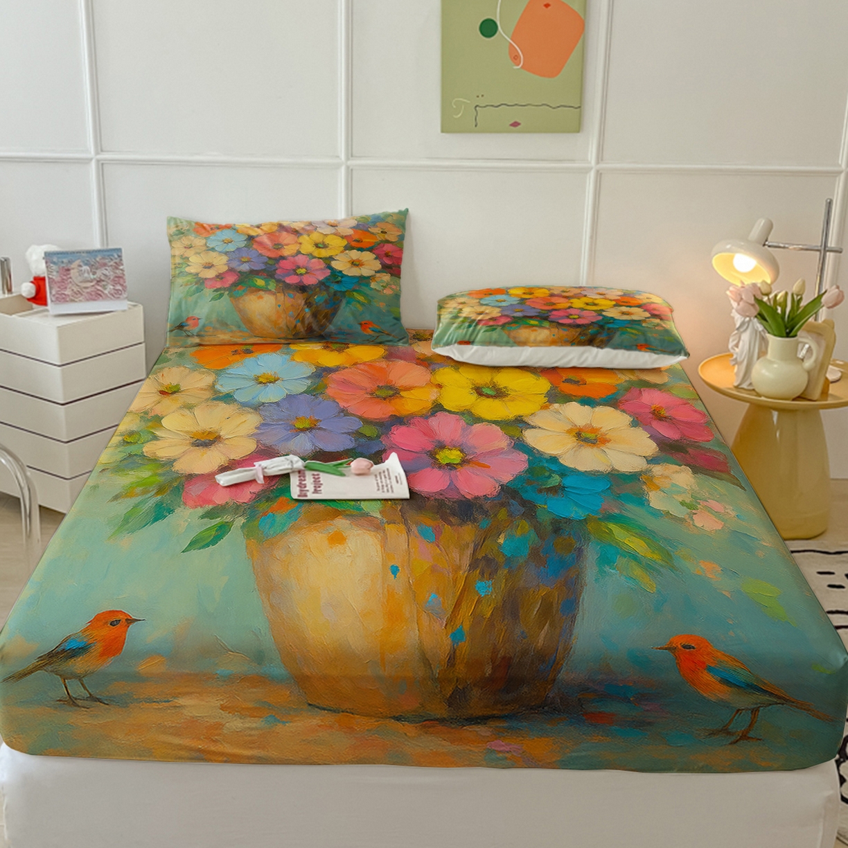 91家纺网 家纺一手货源 找家纺 （总）轩贝雅 2025新款跨境Pod工厂床笠单件床垫保护套保护罩-第六批