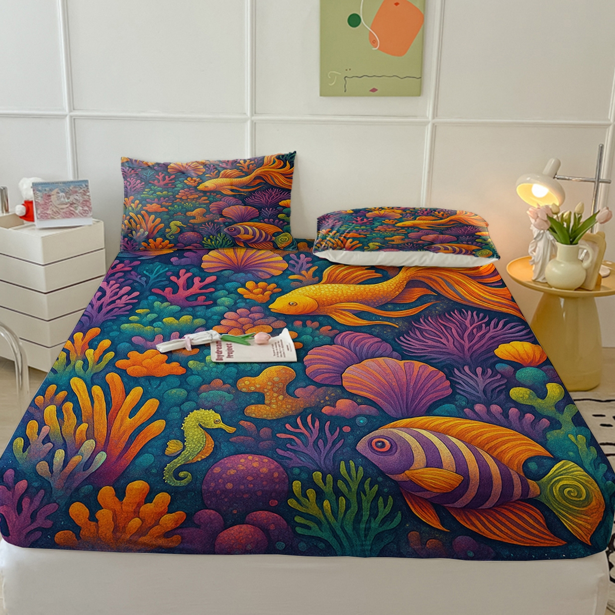 91家纺网 家纺一手货源 找家纺 （总）轩贝雅 2025新款跨境Pod工厂床笠单件床垫保护套保护罩-第六批