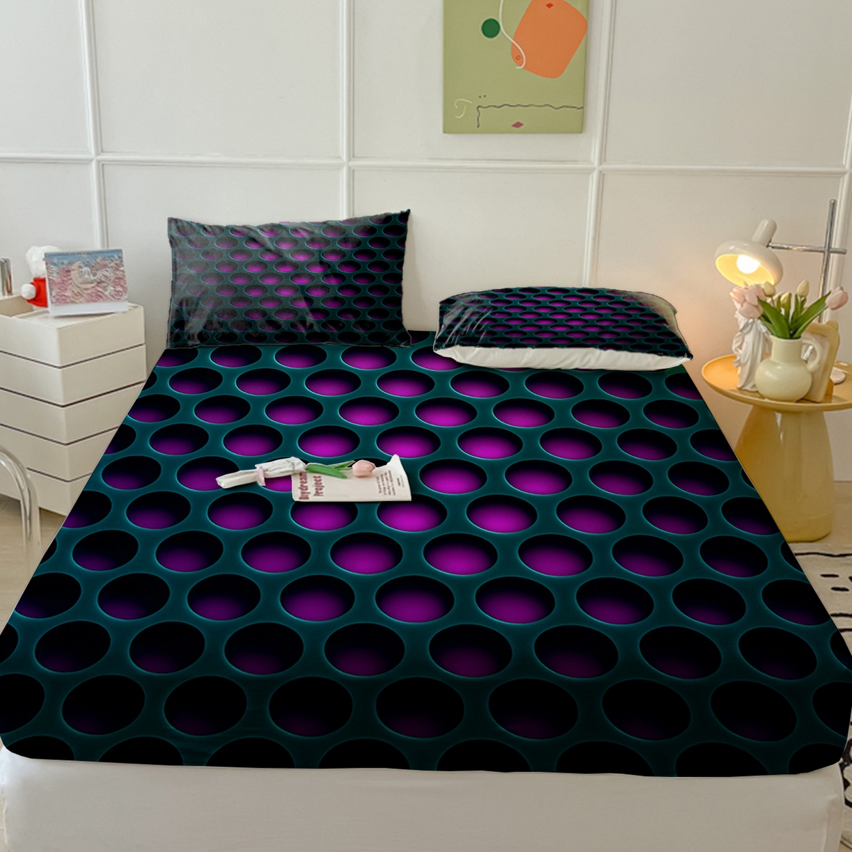 91家纺网 家纺一手货源 找家纺 （总）轩贝雅 2025新款跨境Pod工厂床笠单件床垫保护套保护罩-第六批