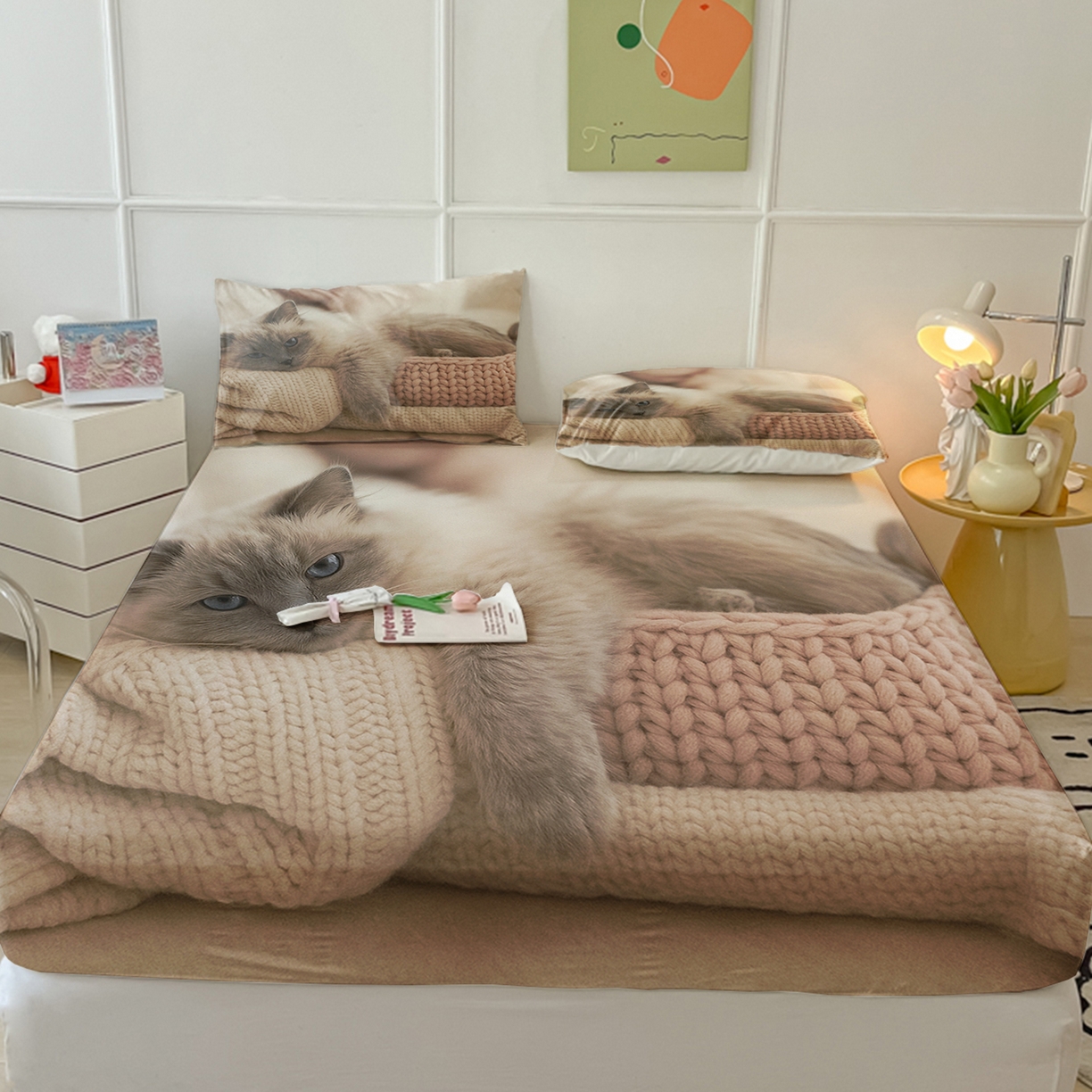 91家纺网 家纺一手货源 找家纺 （总）轩贝雅 2025新款跨境Pod工厂床笠单件床垫保护套保护罩-第六批