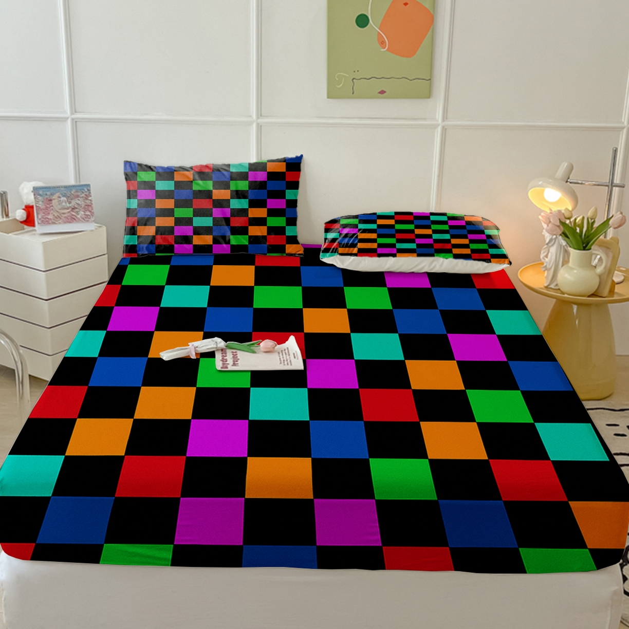 91家纺网 家纺一手货源 找家纺 （总）轩贝雅 2025新款跨境Pod工厂床笠单件床垫保护套保护罩-第六批