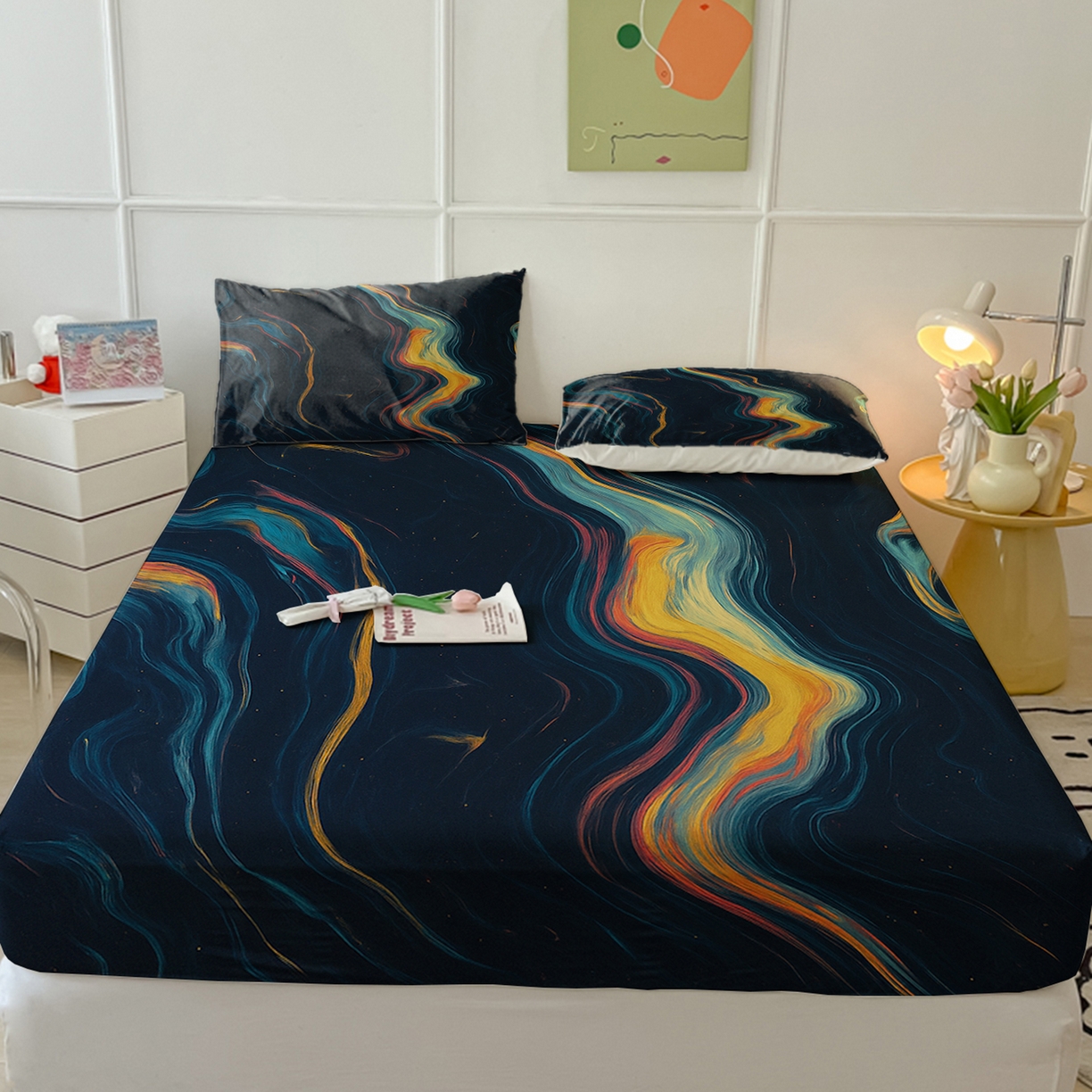 91家纺网 家纺一手货源 找家纺 （总）轩贝雅 2025新款跨境Pod工厂床笠单件床垫保护套保护罩-第六批