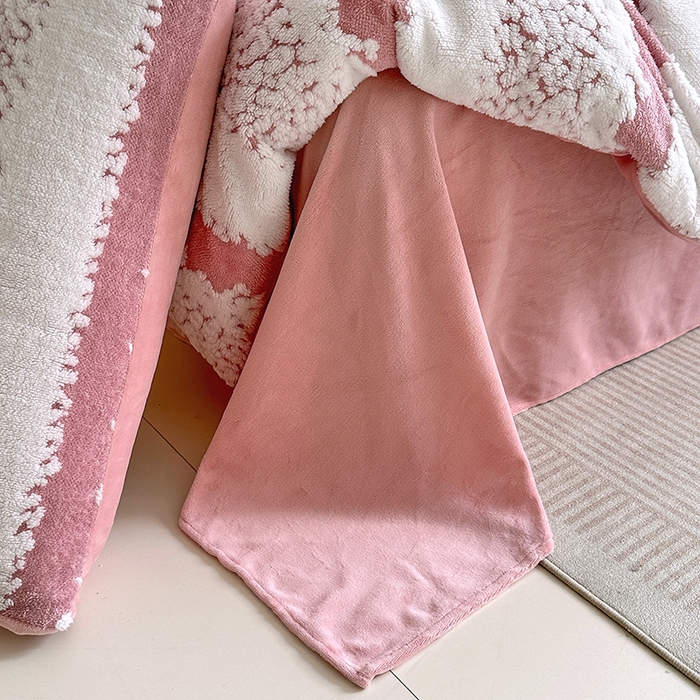 91家纺网 家纺一手货源 找家纺 （总）家贝爱 2025秋冬新款高克重塔芙绒提花四件套