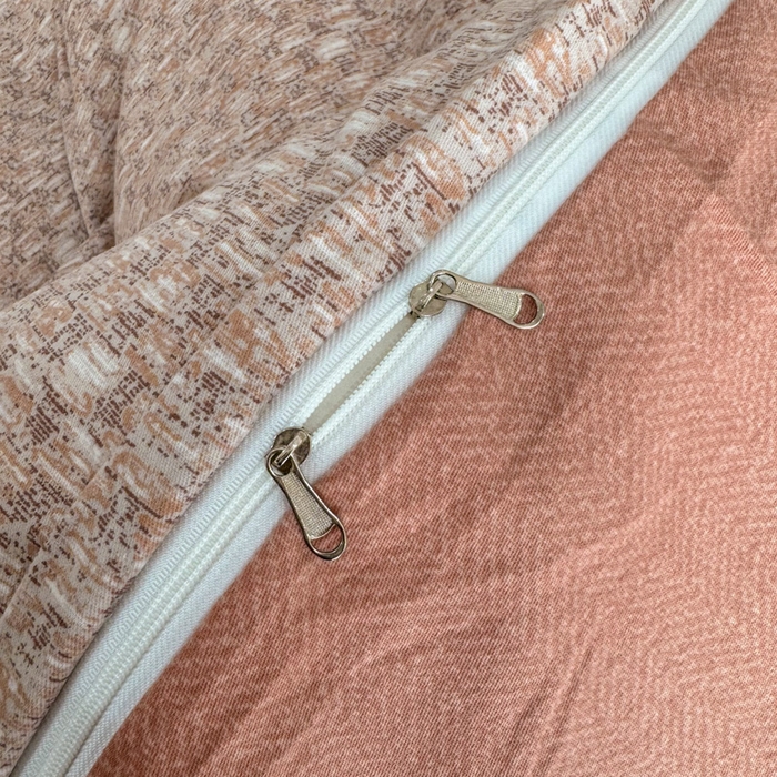 91家纺网 家纺一手货源 找家纺 凌鼎 2025新款喷气加厚磨毛四件套系列1 山茶诗篇-咖