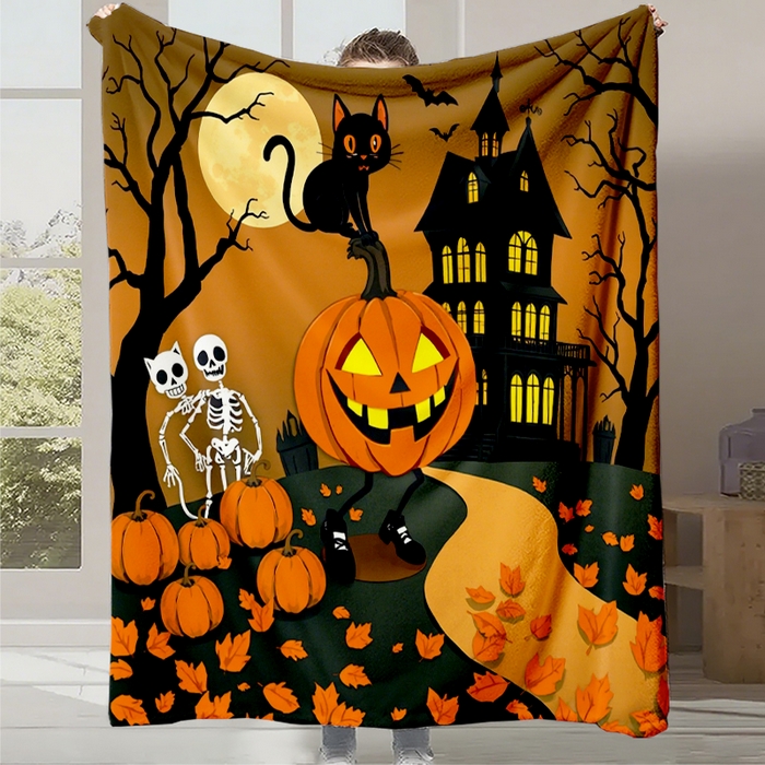 91家纺网 家纺一手货源 找家纺 （总2）轩贝雅 2025新款跨境Pod工厂数码印花法兰绒毛毯-第三批