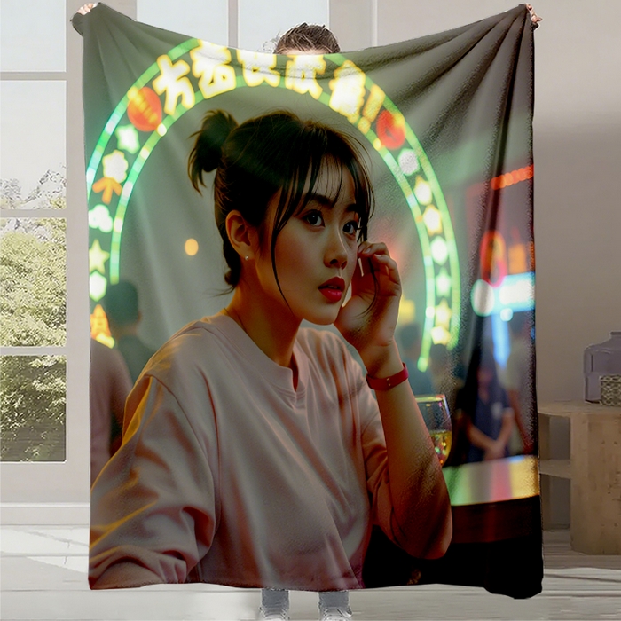 91家纺网 家纺一手货源 找家纺 （总2）轩贝雅 2025新款跨境Pod工厂数码印花法兰绒毛毯-第三批