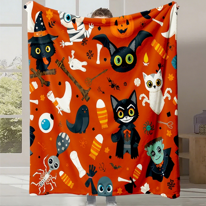 91家纺网 家纺一手货源 找家纺 （总2）轩贝雅 2025新款跨境Pod工厂数码印花法兰绒毛毯-第三批