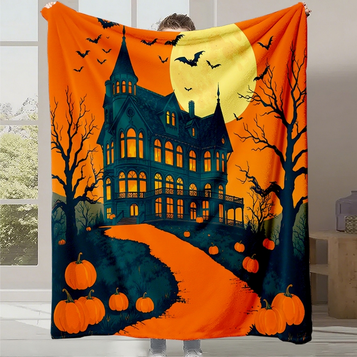 91家纺网 家纺一手货源 找家纺 （总2）轩贝雅 2025新款跨境Pod工厂数码印花法兰绒毛毯-第三批