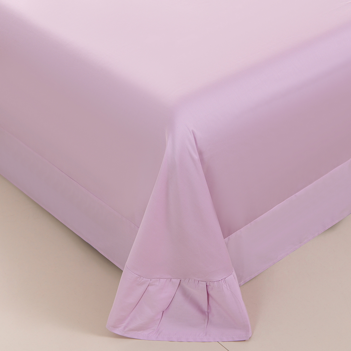 91家纺网 家纺一手货源 找家纺 绒小宣 2025新款13372全棉绣花四件套-牡丹佳人 华尔兹-紫