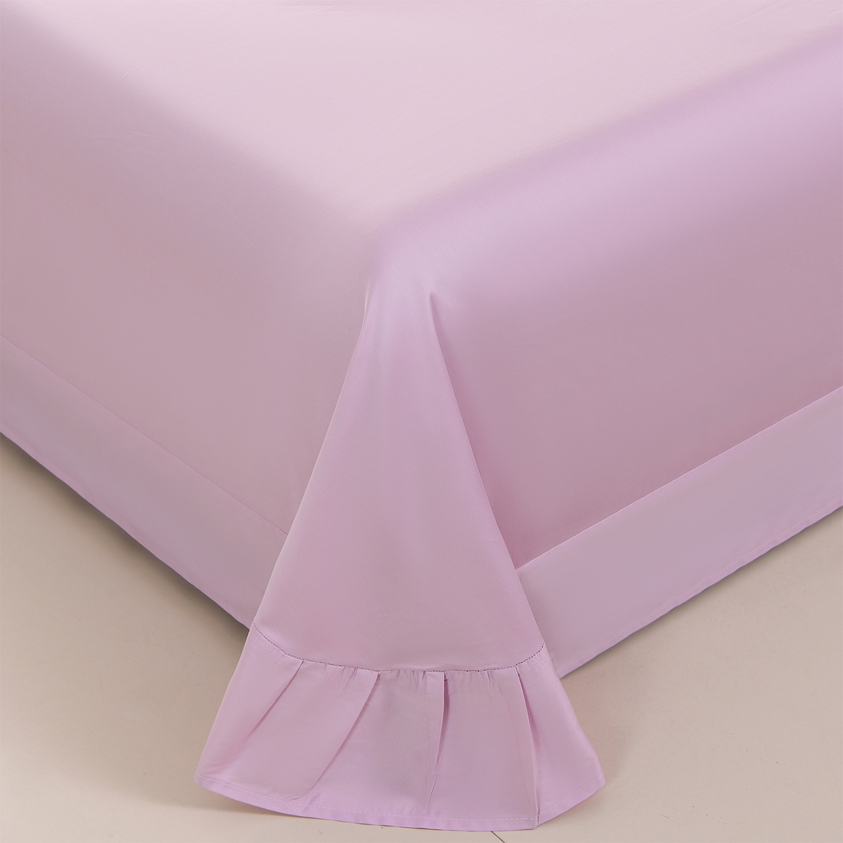 91家纺网 家纺一手货源 找家纺 绒小宣 2025新款13372全棉绣花四件套-牡丹佳人 华尔兹-粉紫