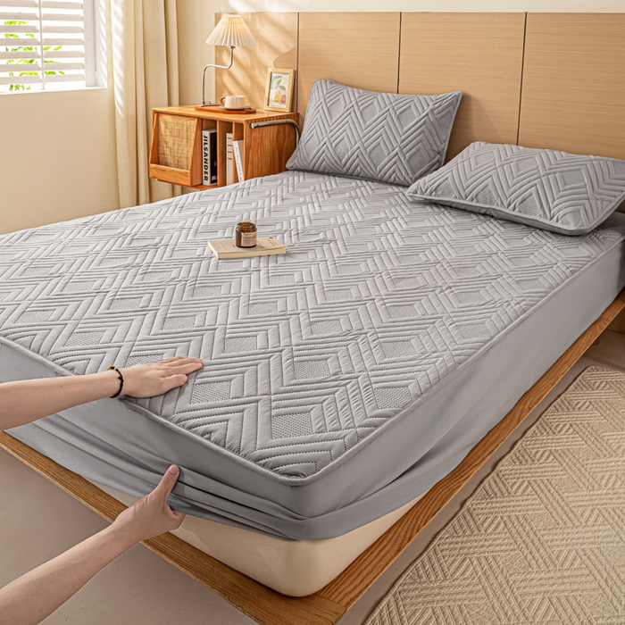 91家纺网 家纺一手货源 找家纺 （总）给笠 2025新款A类超声波夹棉床笠