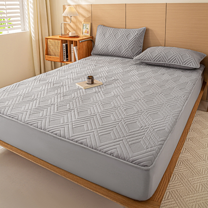 91家纺网 家纺一手货源 找家纺 （总）给笠 2025新款A类超声波夹棉床笠