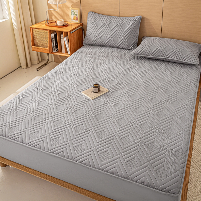 91家纺网 家纺一手货源 找家纺 （总）给笠 2025新款A类超声波夹棉床笠