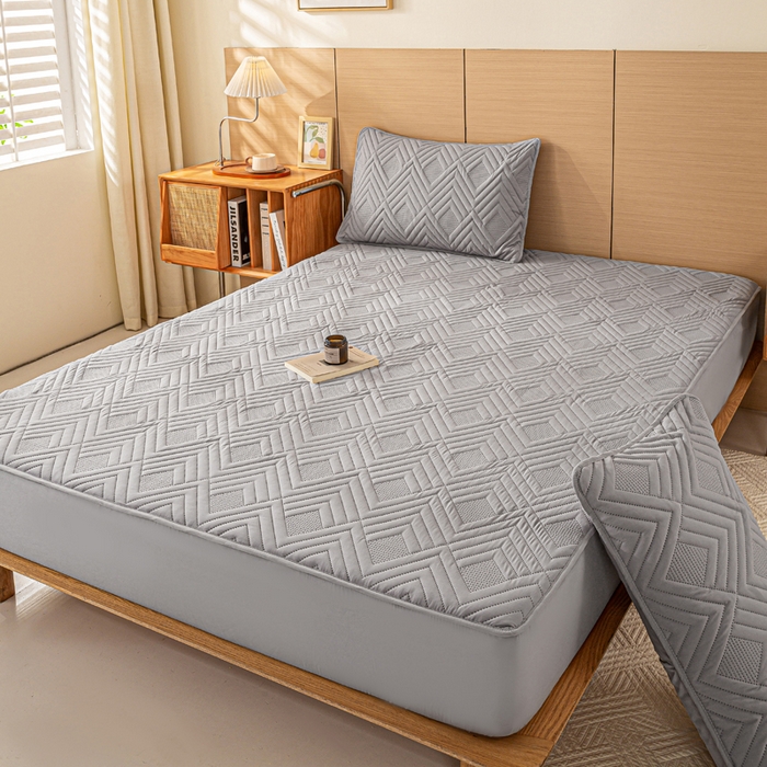 91家纺网 家纺一手货源 找家纺 （总）给笠 2025新款A类超声波夹棉床笠