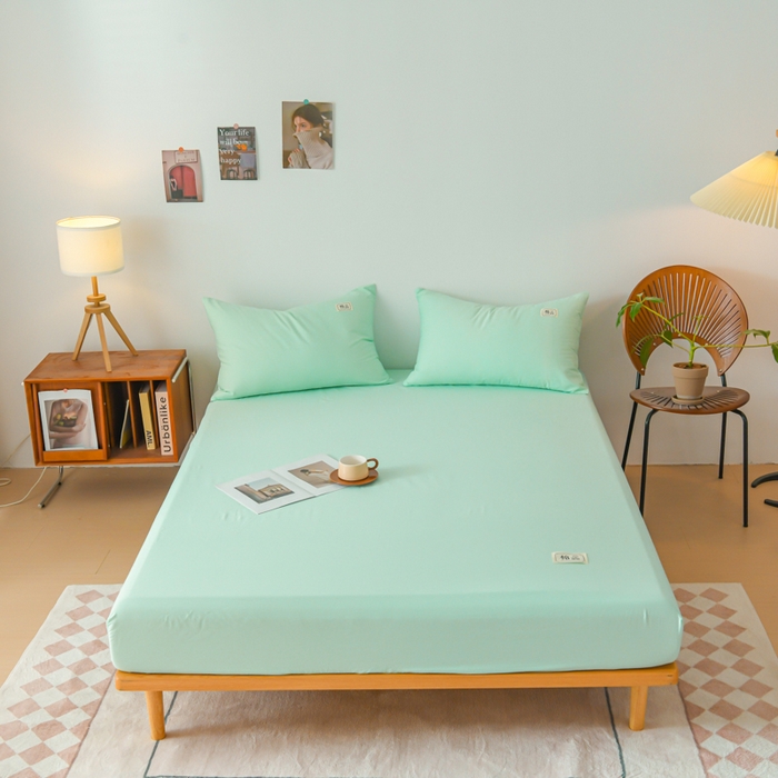 91家纺网 家纺一手货源 找家纺 （总）花香四季家纺 2025新款喷气A类全棉13376斜纹纯棉床笠单件三件套四季通用款