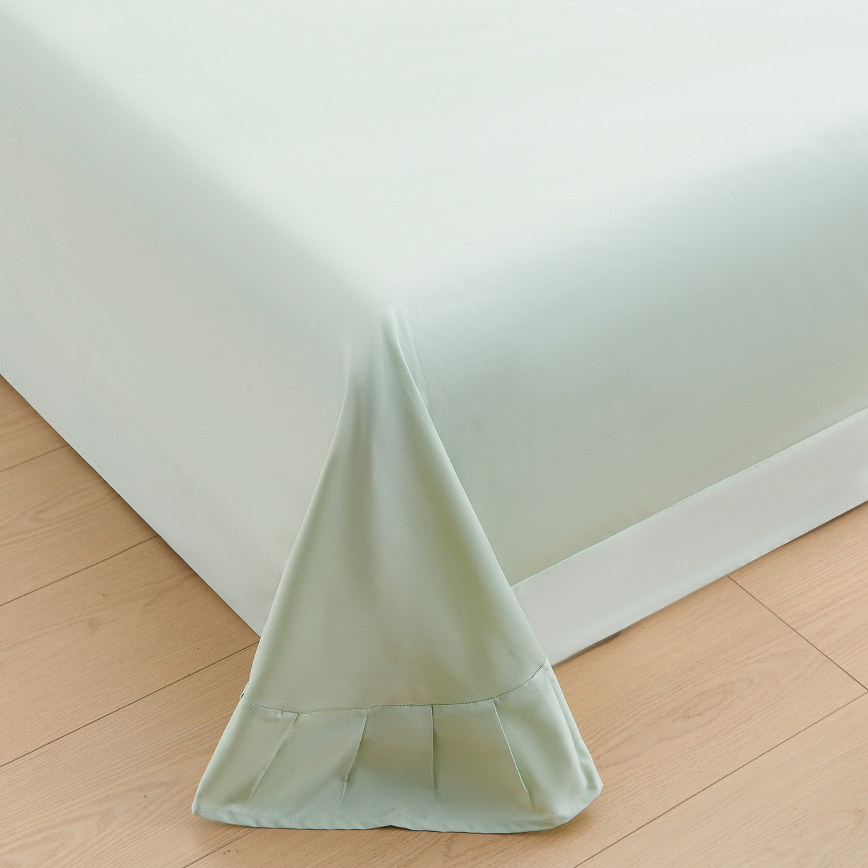 91家纺网 家纺一手货源 找家纺 绒小宣 2025新款13372全棉绣花四件套-梦幻兔 兔熊-青