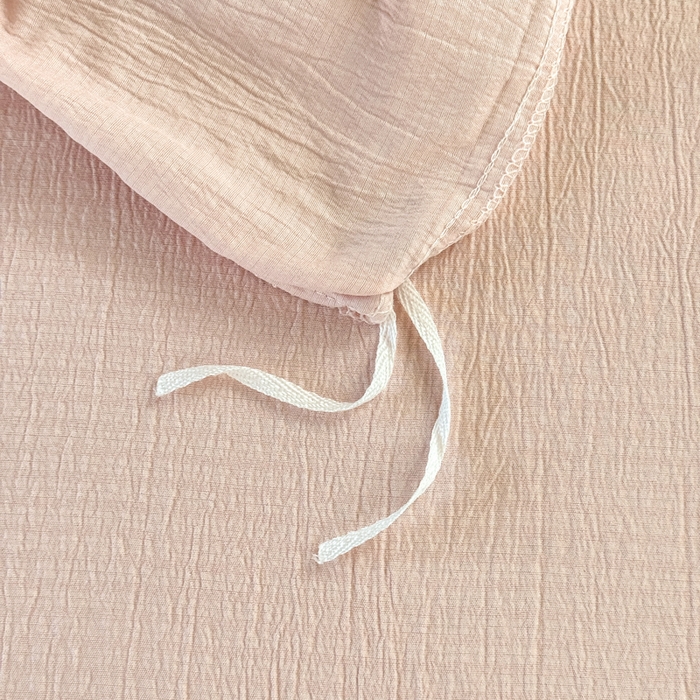 91家纺网 家纺一手货源 找家纺 优兰朵  2025新款超柔云感木棉印花小清新四件套 风信子