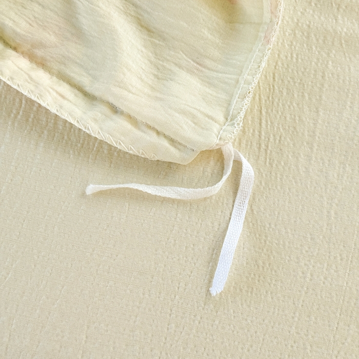 91家纺网 家纺一手货源 找家纺 优兰朵  2025新款超柔云感木棉印花小清新四件套 勿忘我