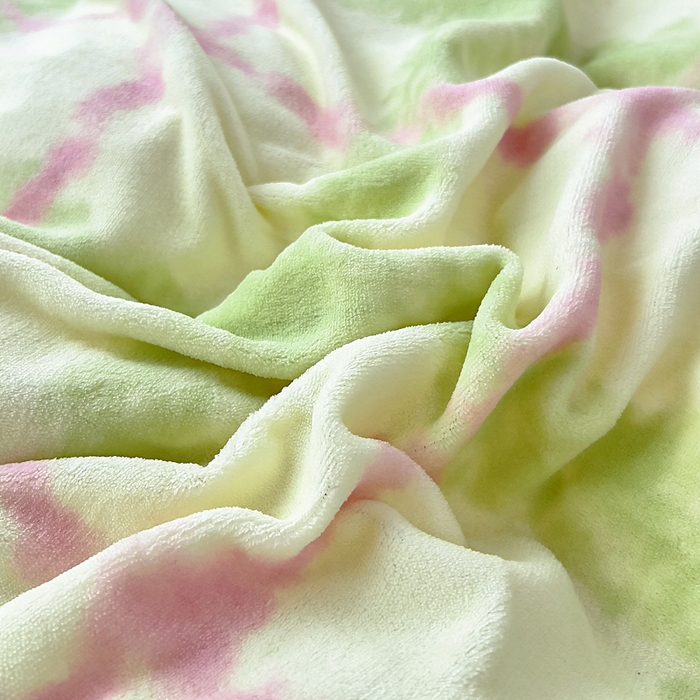 91家纺网 家纺一手货源 找家纺 找底底家纺 2025新款韩版加厚8斤牛奶绒花边四件套（日发50套优惠10元一套） 粉黛染青格