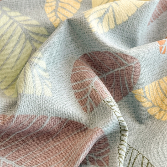 91家纺网 家纺一手货源 找家纺 缦彩 2025新款全棉加厚夹棉磨毛纯棉床裙套件公主风印花防滑床罩四件套-夹棉款 春熙-蓝