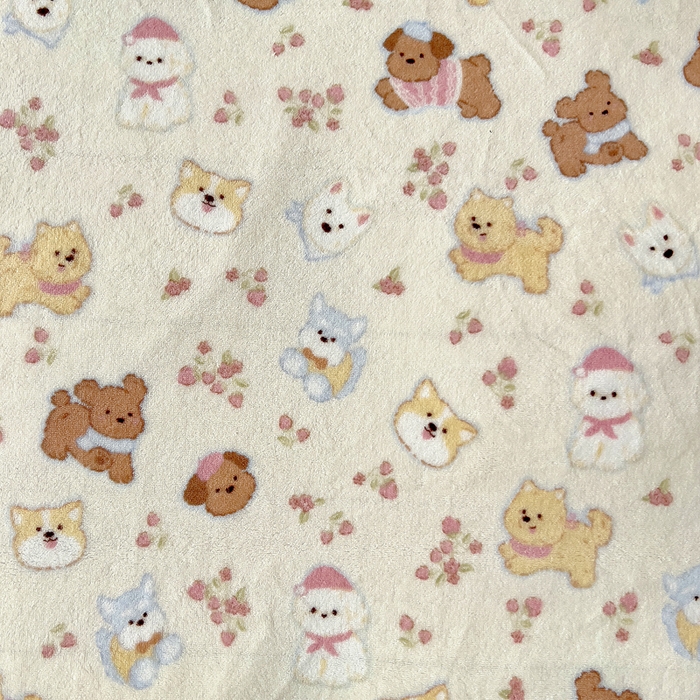 91家纺网 家纺一手货源 找家纺 找底底家纺 2025新款韩版加厚8斤牛奶绒花边四件套（日发50套优惠10元一套） 萌宠粉甜窝