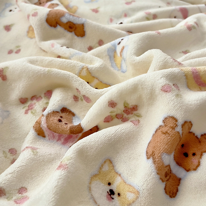 91家纺网 家纺一手货源 找家纺 找底底家纺 2025新款韩版加厚8斤牛奶绒花边四件套（日发50套优惠10元一套） 萌宠粉甜窝