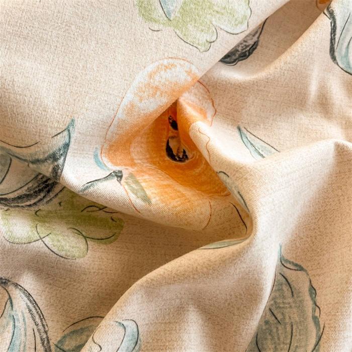 91家纺网 家纺一手货源 找家纺 缦彩 2025新款全棉加厚夹棉磨毛纯棉床裙套件公主风印花防滑床罩四件套-夹棉款 苏菲庄园-桔