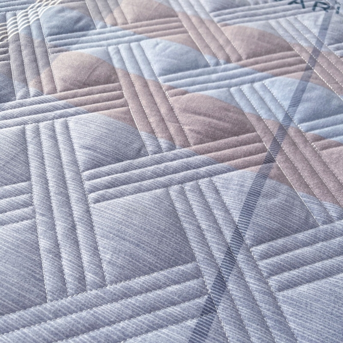 91家纺网 家纺一手货源 找家纺 缦彩 2025新款全棉加厚夹棉磨毛纯棉床裙套件公主风印花防滑床罩四件套-夹棉款 索伦格