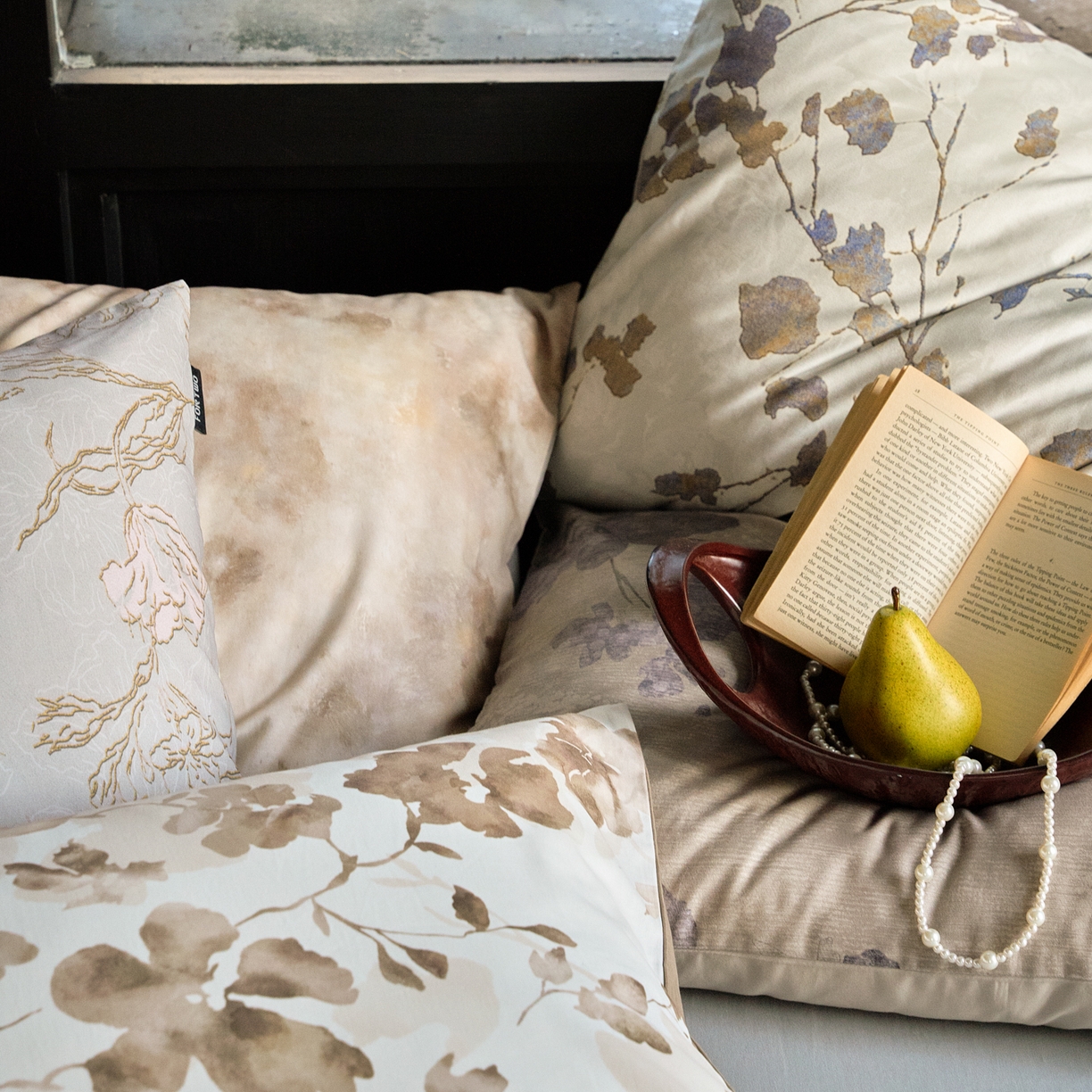 91家纺网 家纺一手货源 找家纺 （总）FORTWO家纺原创设计（FOR TWO家纺） 2025新款50全棉纯棉数码磨毛印花四件套-场景一