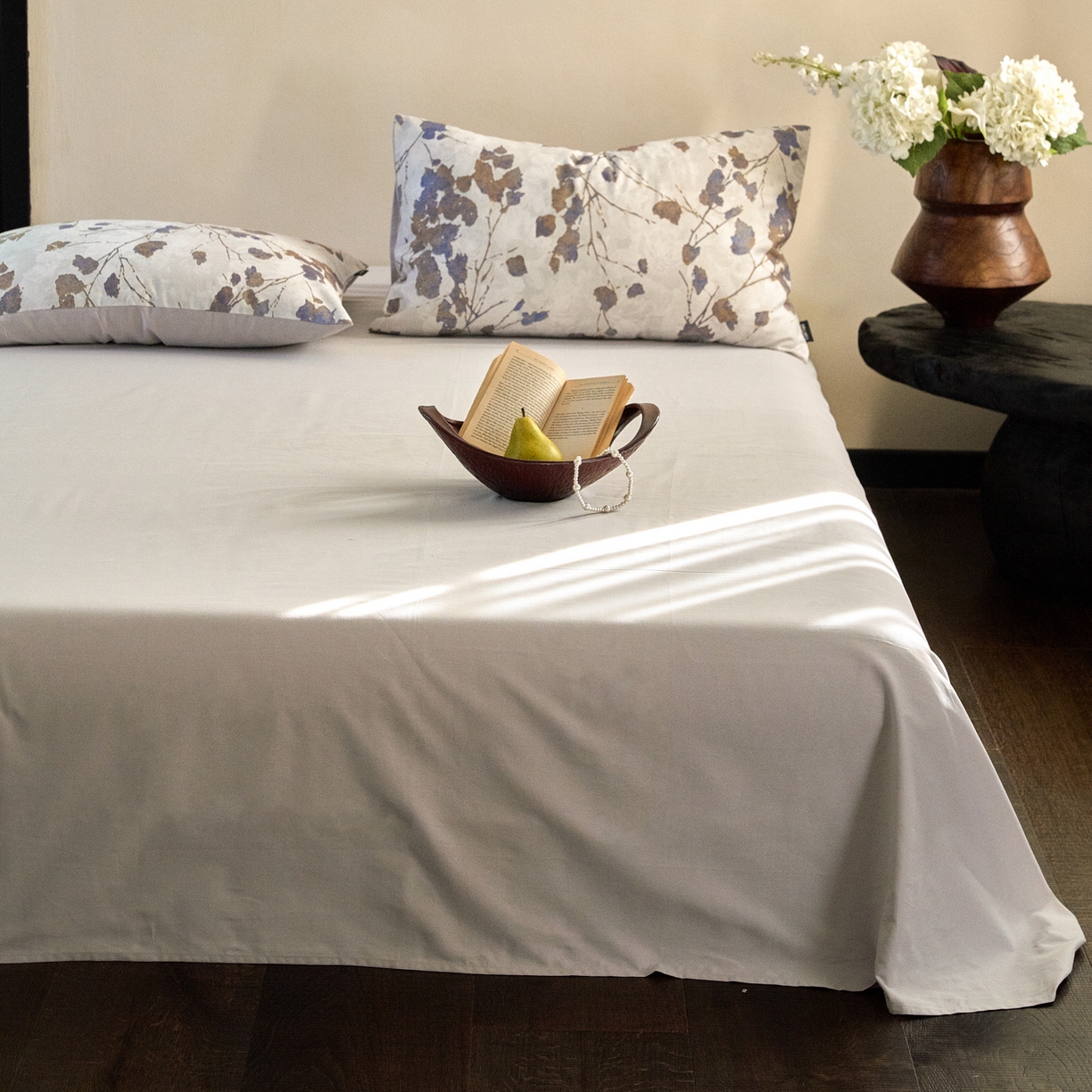 91家纺网 家纺一手货源 找家纺 FORTWO家纺原创设计（FOR TWO家纺） 2025新款50全棉纯棉数码磨毛印花四件套-场景一 枫林晚