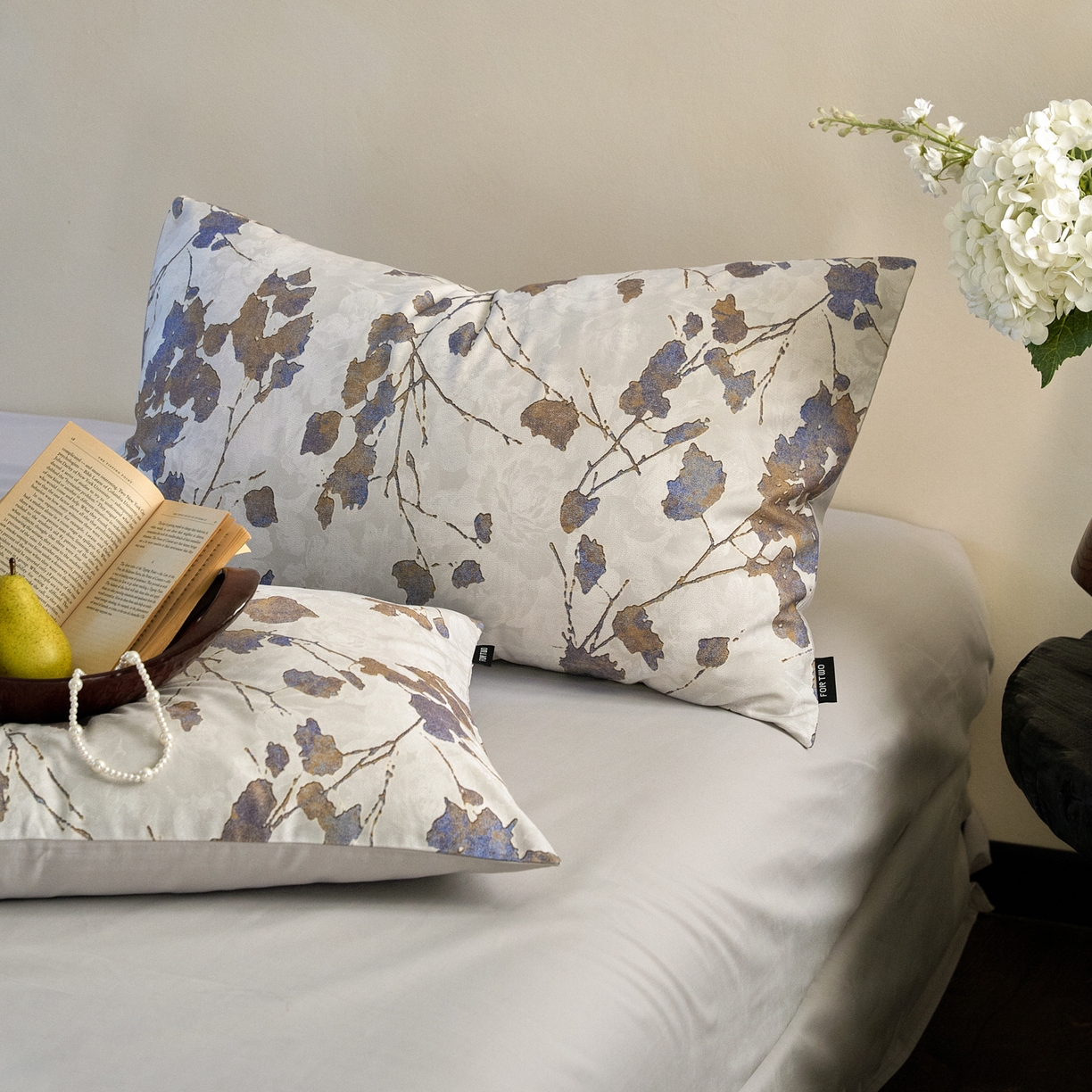 91家纺网 家纺一手货源 找家纺 FORTWO家纺原创设计（FOR TWO家纺） 2025新款50全棉纯棉数码磨毛印花四件套-场景一 枫林晚