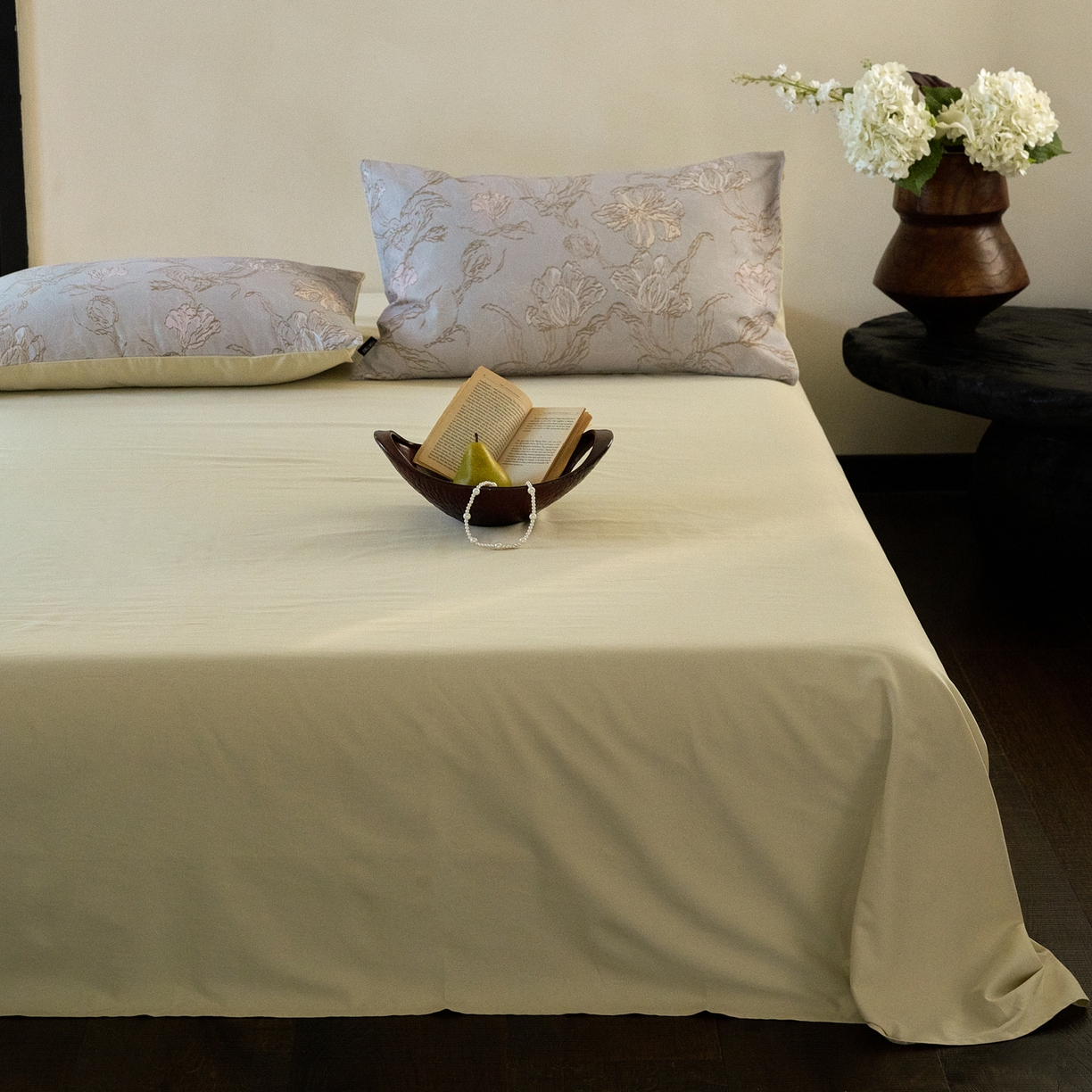 91家纺网 家纺一手货源 找家纺 FORTWO家纺原创设计（FOR TWO家纺） 2025新款50全棉纯棉数码磨毛印花四件套-场景一 空谷幽兰