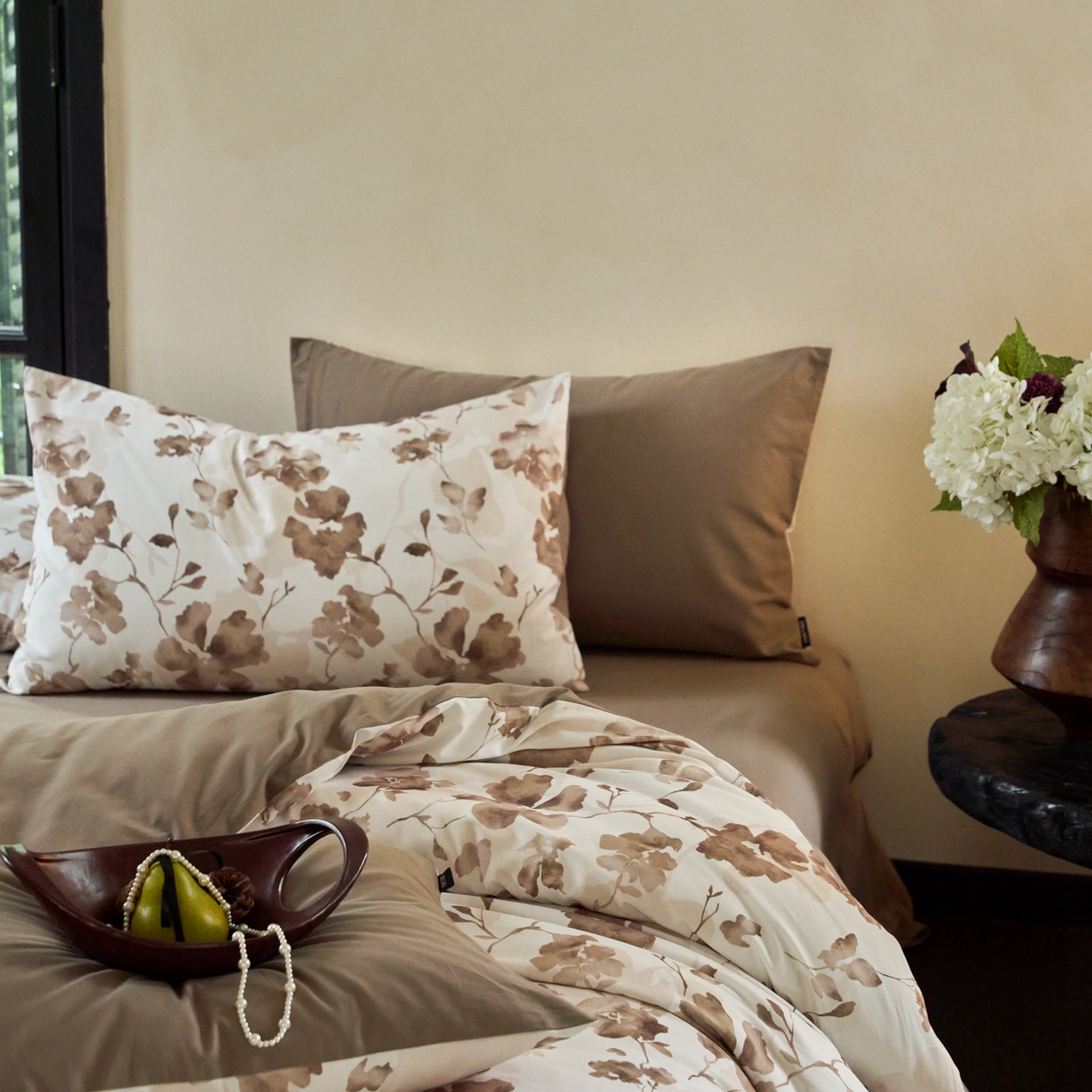 91家纺网 家纺一手货源 找家纺 FORTWO家纺原创设计（FOR TWO家纺） 2025新款50全棉纯棉数码磨毛印花四件套-场景一 似锦