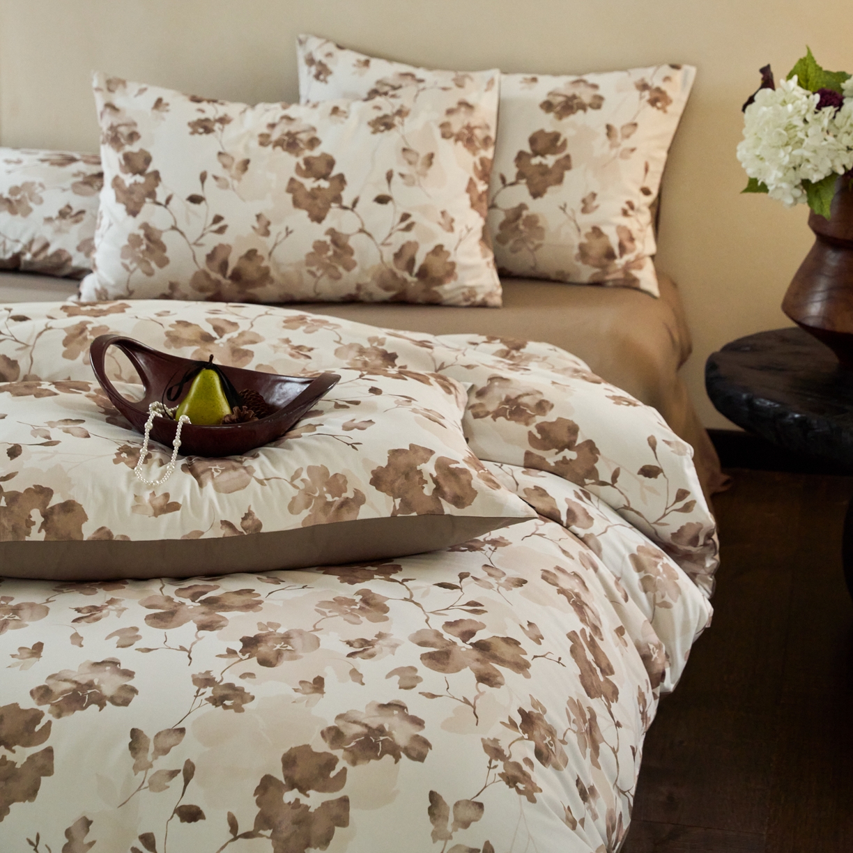 91家纺网 家纺一手货源 找家纺 FORTWO家纺原创设计（FOR TWO家纺） 2025新款50全棉纯棉数码磨毛印花四件套-场景一 似锦