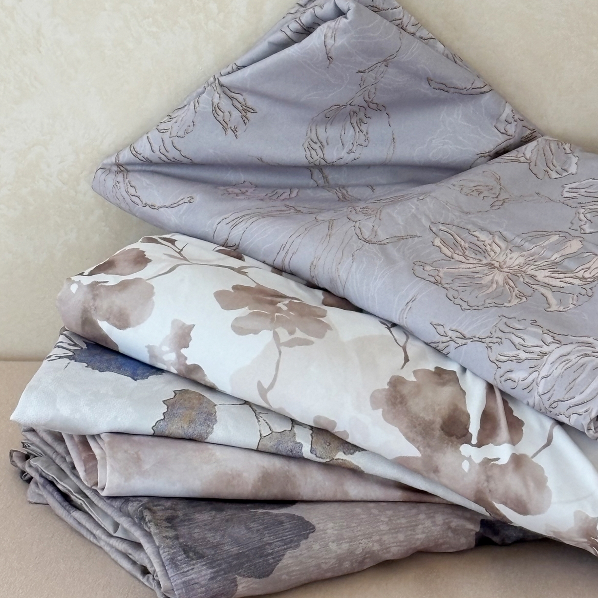 FORTWO家纺原创设计（FOR TWO家纺） 2025新款50全棉纯棉数码磨毛印花四件套-场景二 组合图仅做展示不可下单