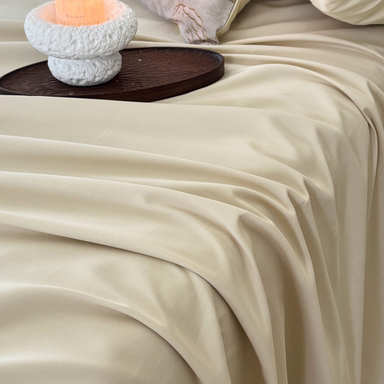 91家纺网 家纺一手货源 找家纺 FORTWO家纺原创设计（FOR TWO家纺） 2025新款50全棉纯棉数码磨毛印花四件套-场景二 空谷幽兰