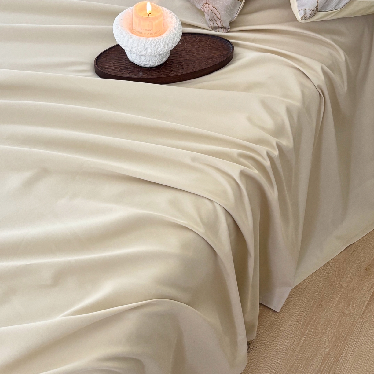 91家纺网 家纺一手货源 找家纺 FORTWO家纺原创设计（FOR TWO家纺） 2025新款50全棉纯棉数码磨毛印花四件套-场景二 空谷幽兰